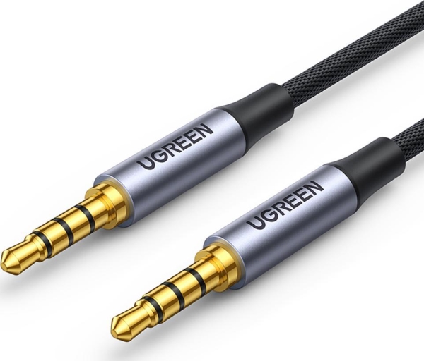 Mini Jack 3,5 Mm Kabel Ugreen Av183 Aux 3 M (Sort)
