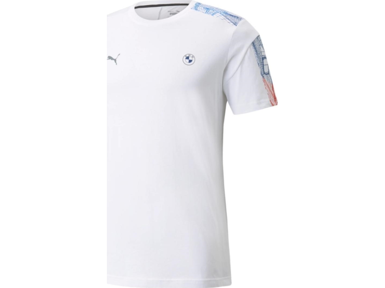 Puma Puma BMW M Motorsport T7 T-shirt 531183-02 białe XS | Kläder & Säkerhet - Arbetskläder - Sweatshirts | GameStuff