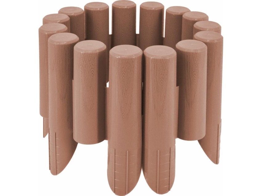 AWTOOLS havepalissade 8 elementer 2,3 m bronze