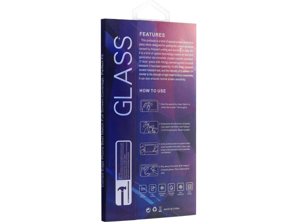 Partner Tele.Com 5D Full Glue Tempered Glass - Do Iphone 12 Pro Max (Matte) Czarny
