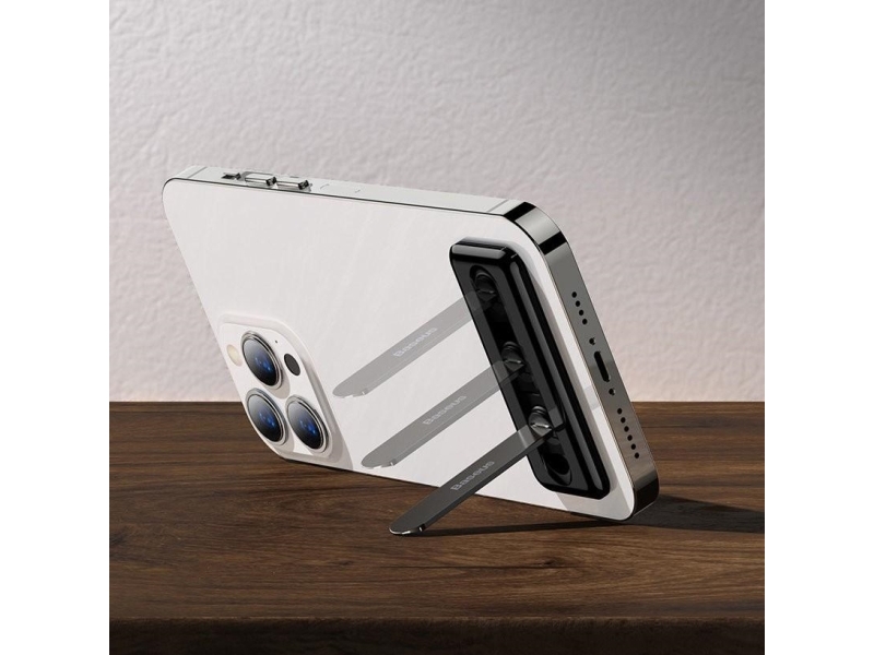 Baseus kokoontaitettava kiinnike puhelimelle (musta)