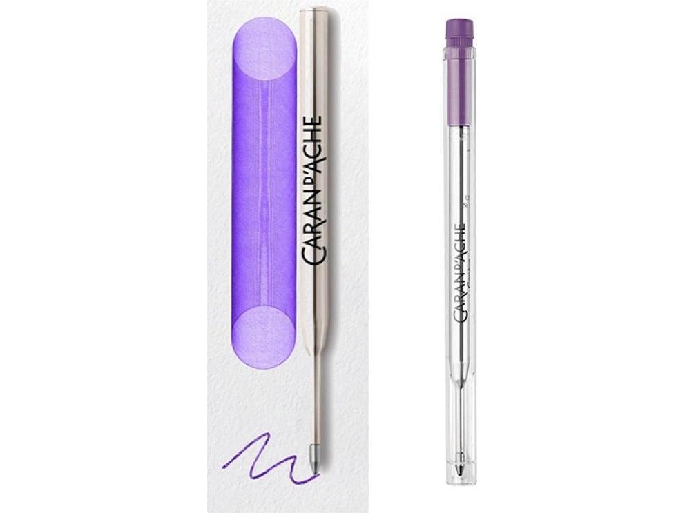 Caran D`Arche Caran D'ache Goliath Refill, For 849 Ballpoint Pen, M, Purple