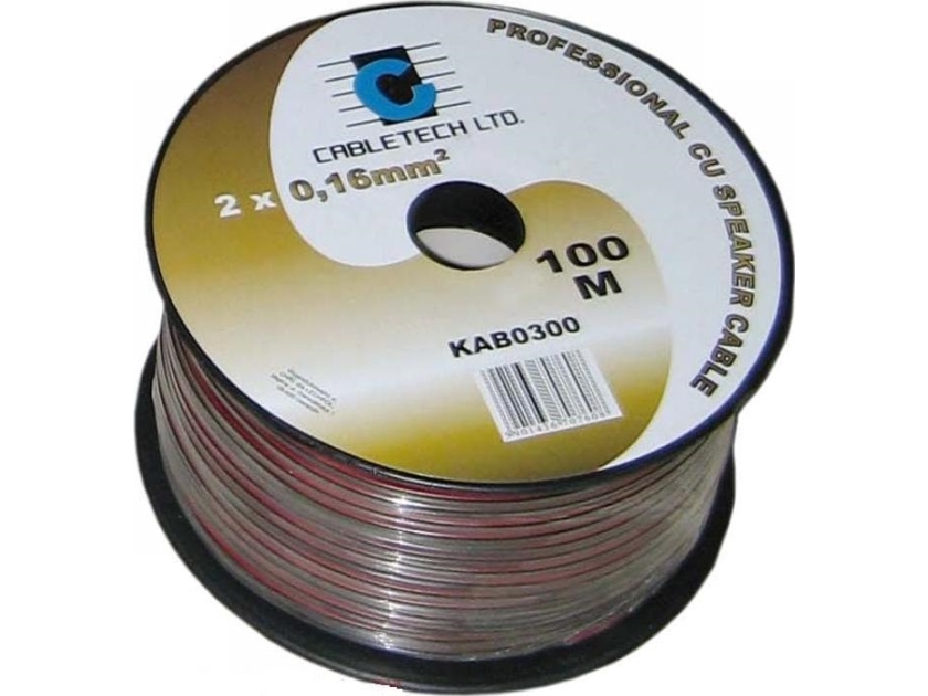 Cabletech Højttalerkabel 1,5 Mm Sort