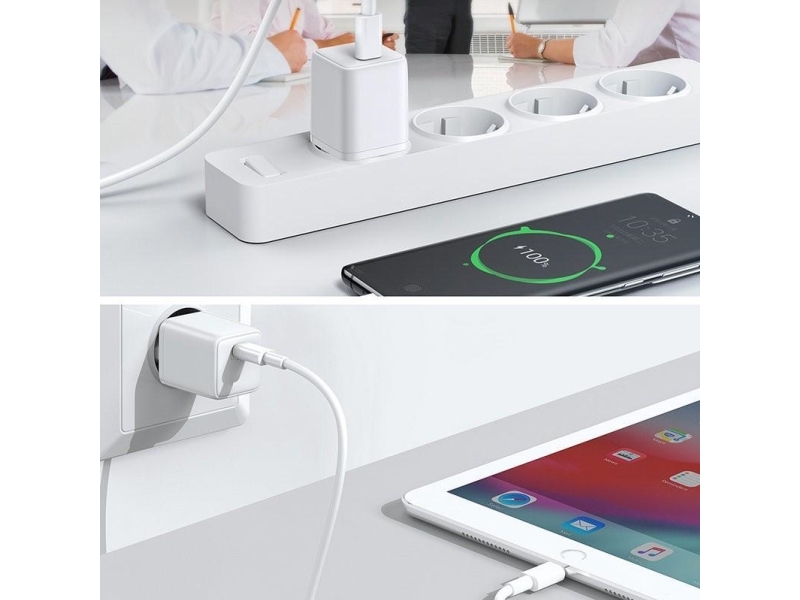 Joyroom Hurtigoplader Usb Type C 25W 3A Eu-Stik Hvid (L-P251)