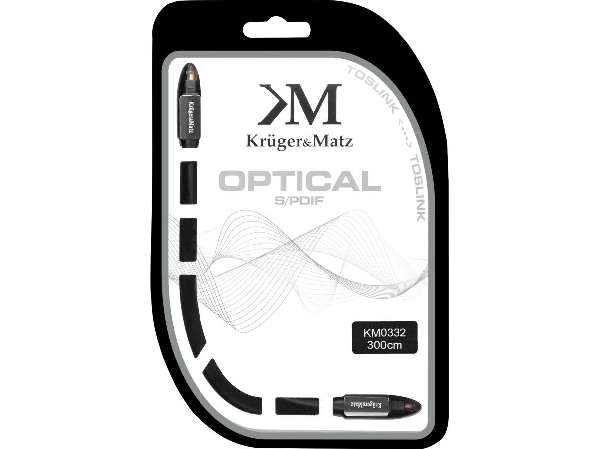 Optinis Kabelis Toslink-Toslink 3.0 M Kruger & Matz