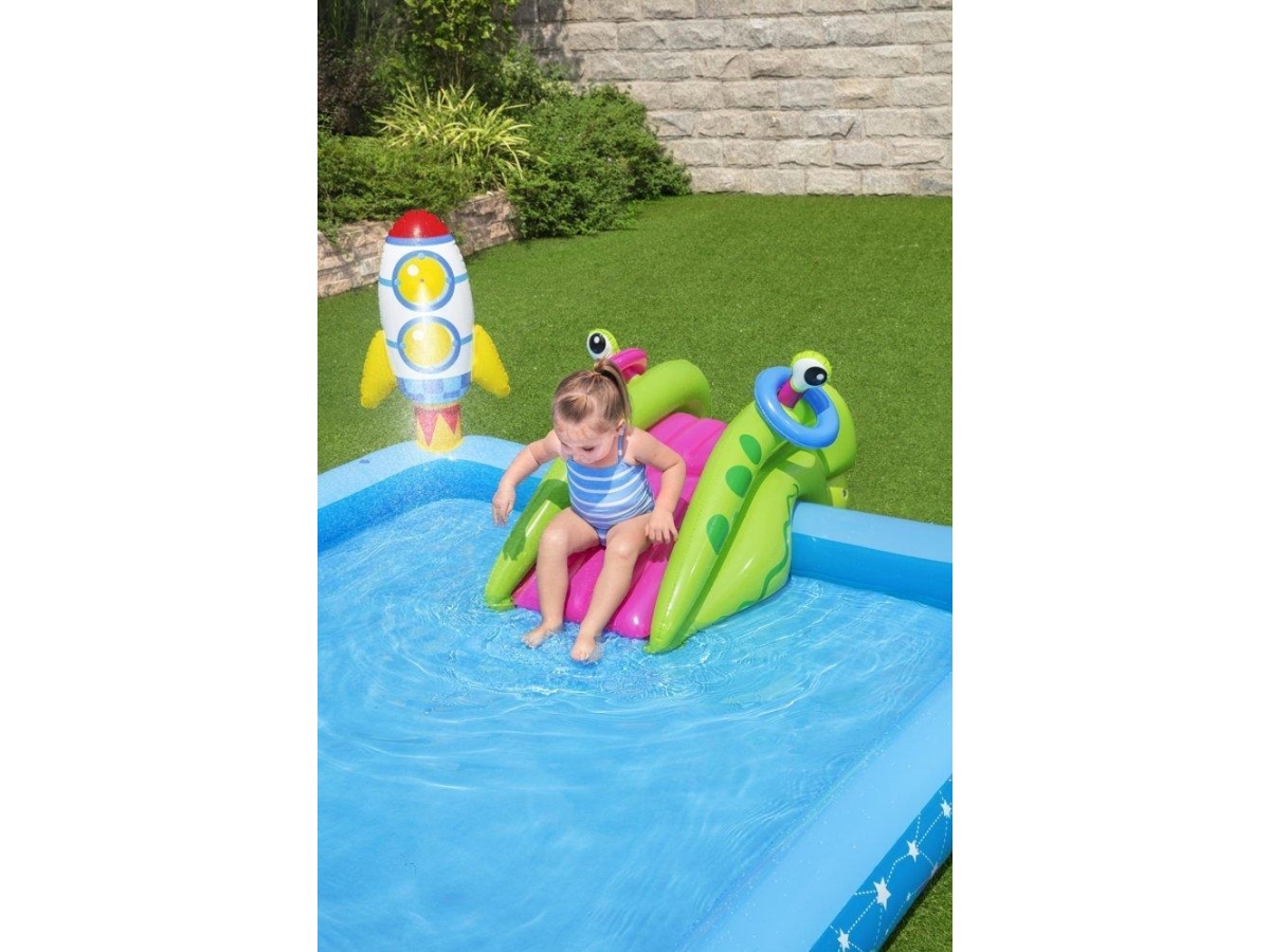 Bestway 53126, Pool med ram, Rektangulär, 2 År, Blå | Trädgården - Pools & Vatten spel - Pools & bassäng | GameStuff