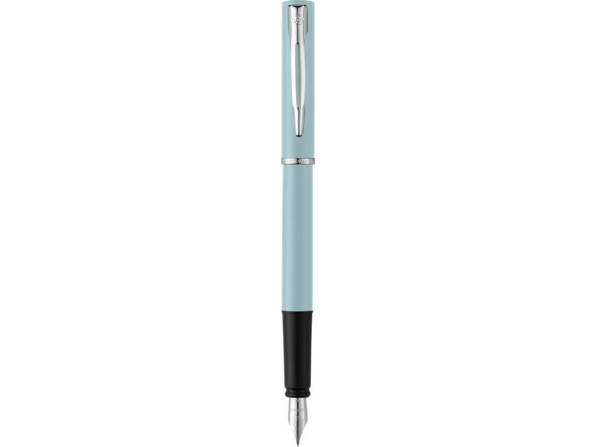 Waterman 2105222, Blå, Påfyldningssystem til patron, Blå, Krom, Rund spids, Ambidextrous