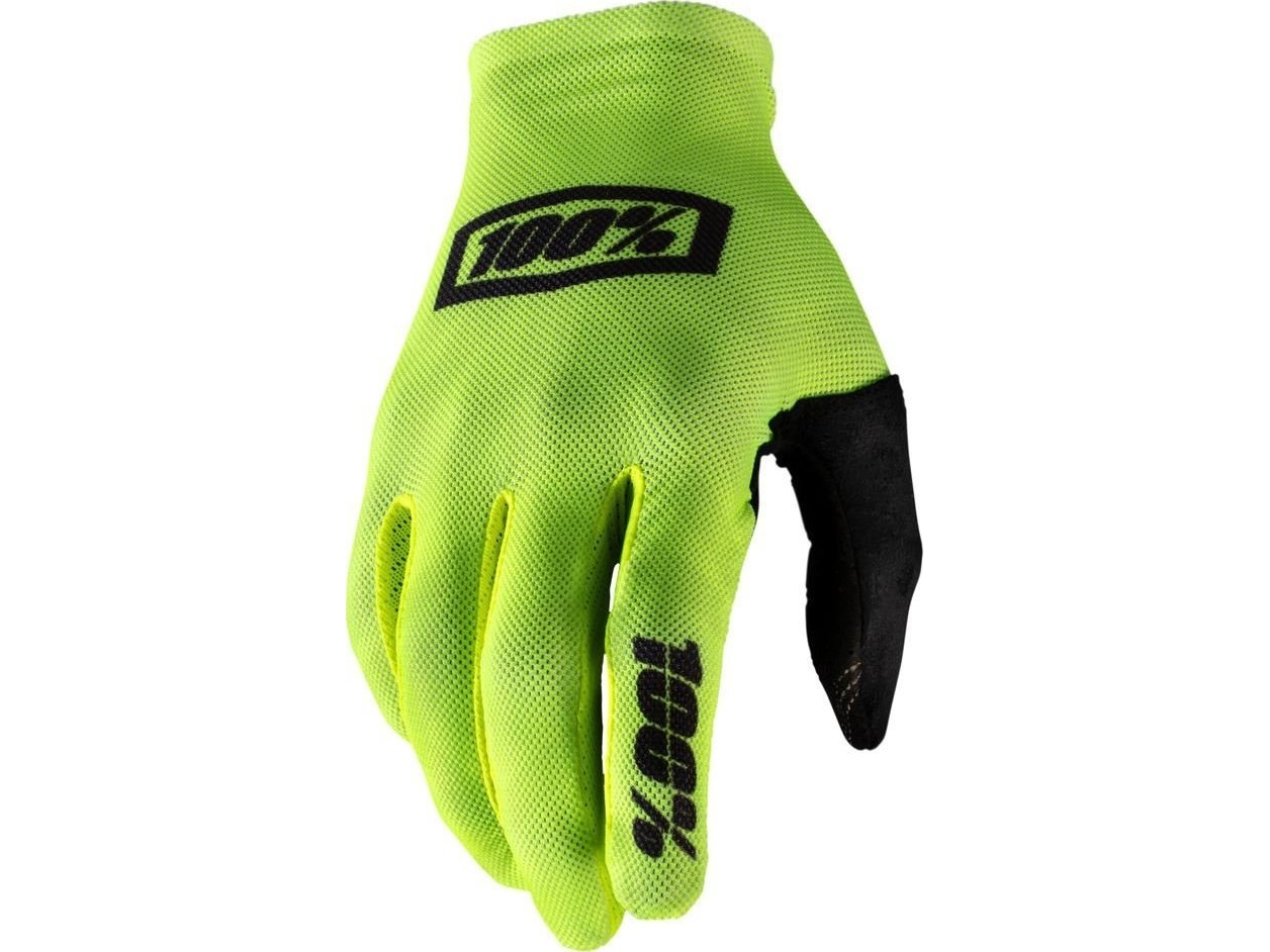 100% CELIUM Handske svart vit fluogul storlek S (handflatans längd 181-187 mm) (DWZ) | Cykling - Kläder - Cykelhandskar | GameStuff