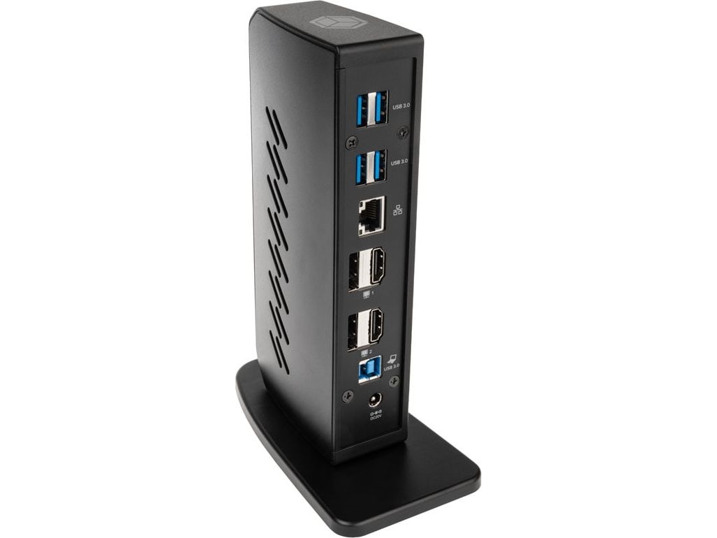 ICY BOX IB-DK2252AC, Kabel, USB 3.2 Gen 1 (3.1 Gen 1) Type-C, 10,100,1000 Mbit/s, Svart, 5 Gbit/s, 4K Ultra HD | Datortillbehör - Kablar & adaptrar - USB-hubbar | GameStuff