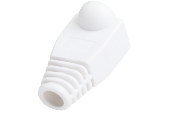 Unitek RJ45 kontaktlock, 6 mm, 100 st. vit | Lauritz Knudsen - LK FUGA - Antenn & Datauttag | GameStuff