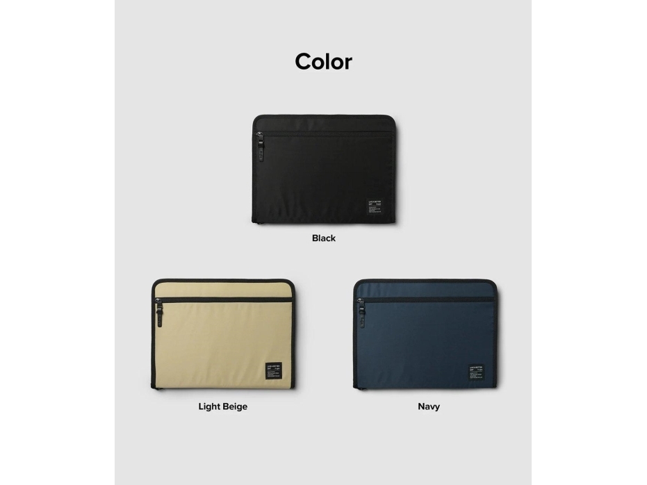 Ringke Smart Zip Pouch Universal Laptop Case Tablet (Op Til 13'') Stander Taske Organiser Beige