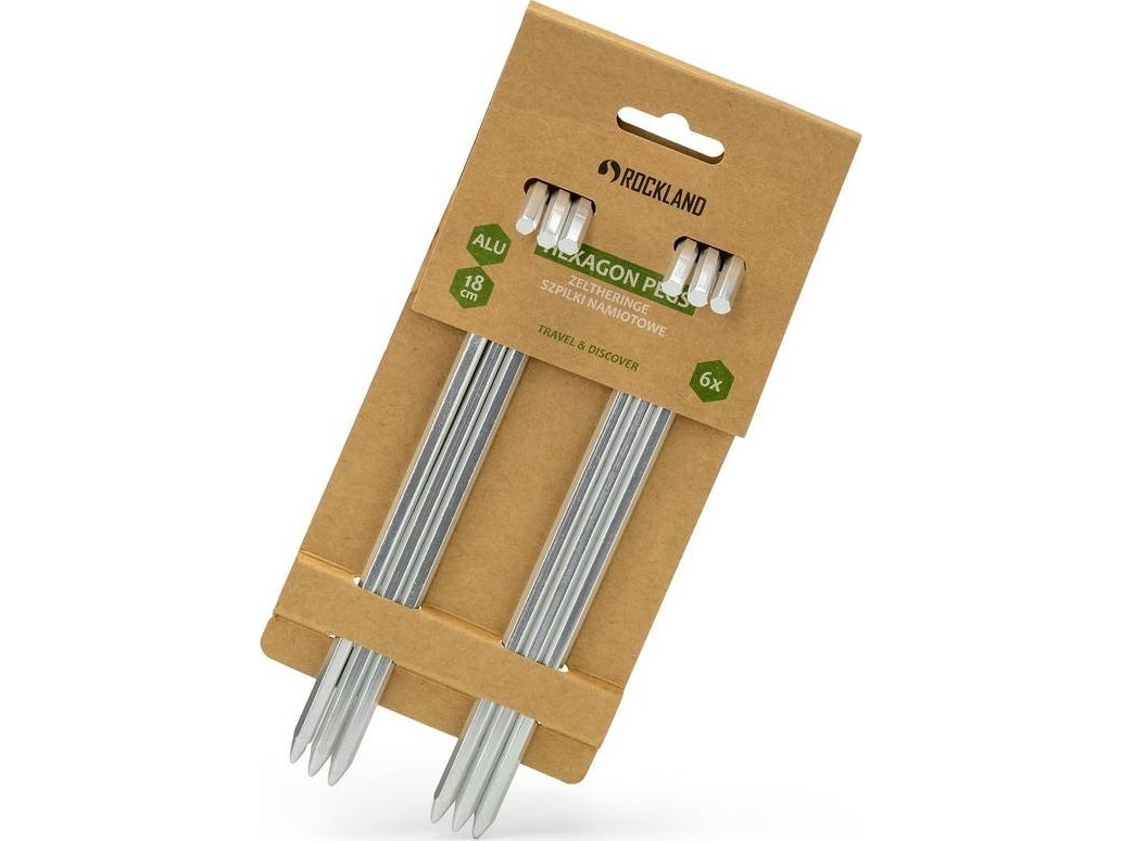 Rockland teltstifter HEXAGON 6 stk.