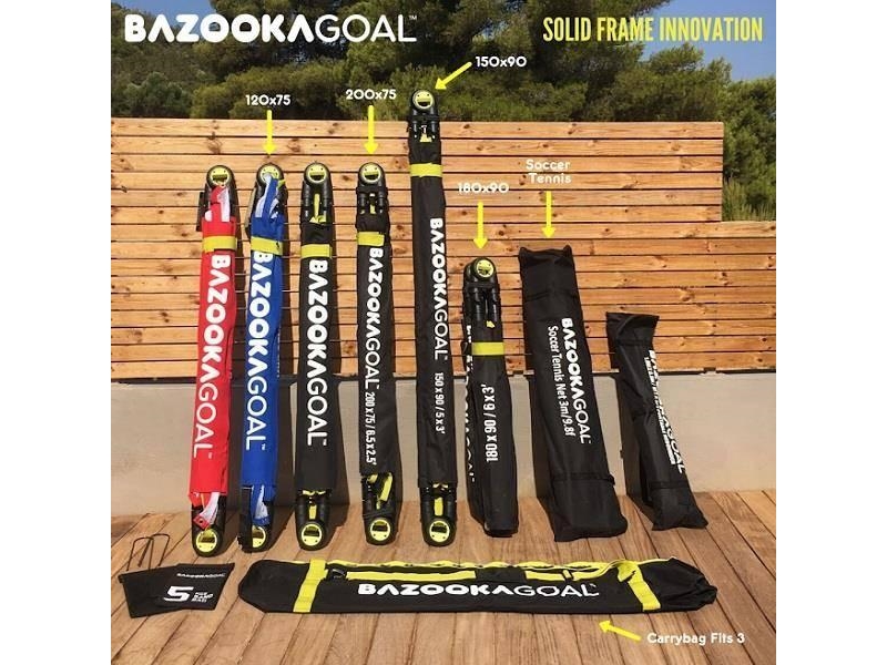 BazookaGoal BazookaGoal grind 150x90 cm | Utomhusleksaker - Spela i trädgården - Fotbollsmål | GameStuff