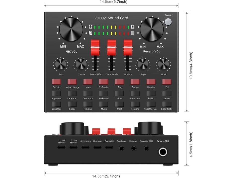 Ljudkort Puluz SB6471 | Datorkomponenter - Ljudkort | GameStuff