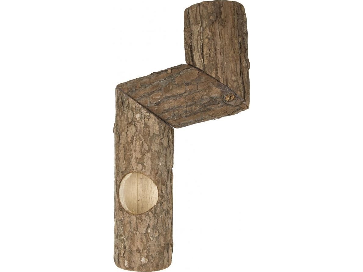 Panama Pet Trætunnel med bøjning til gnavere, 25,5 cm