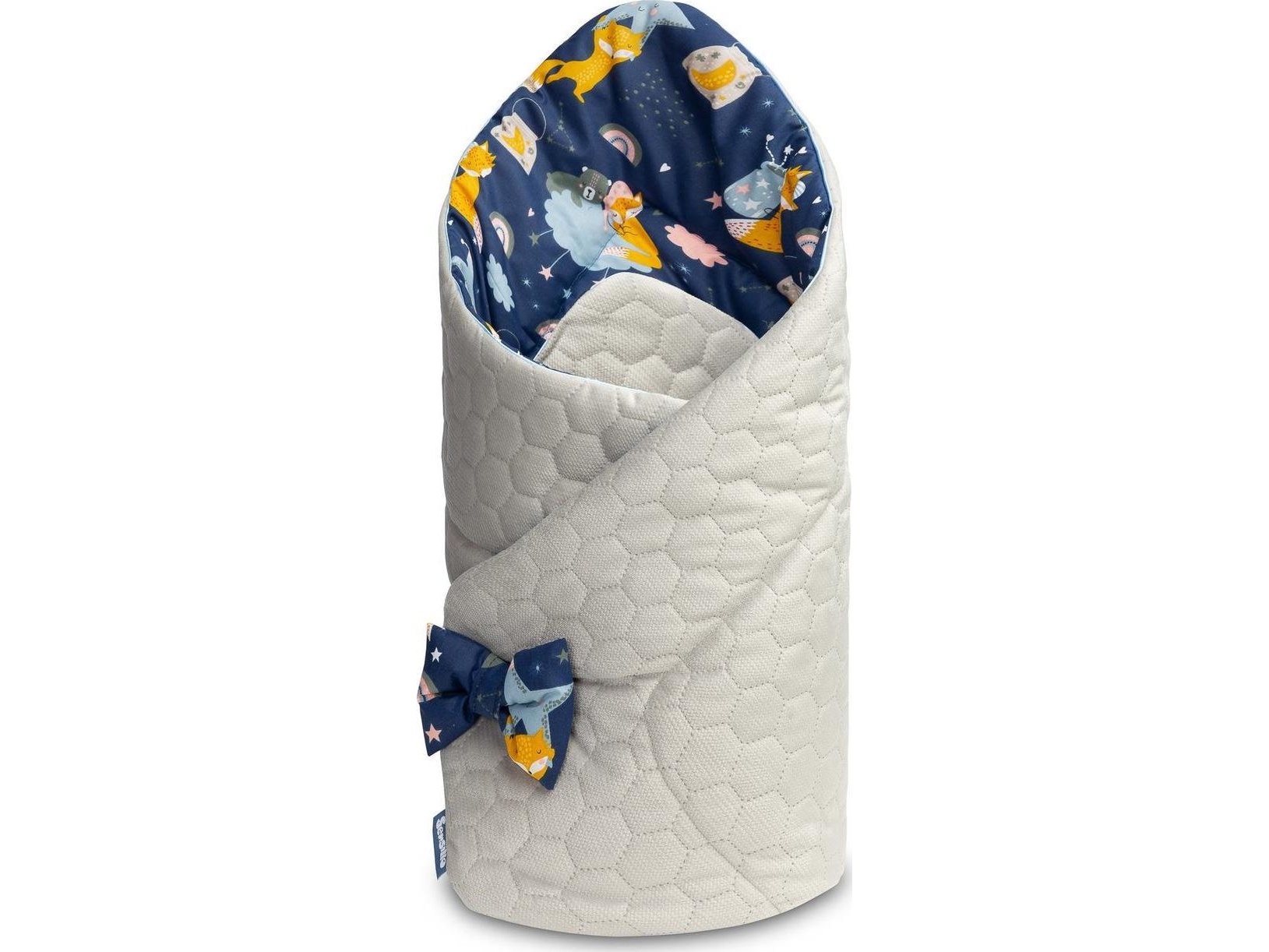 Sensillo HORN VELVET NAVY FOXES 75X75 42303/8908 | Belysning - Inomhusbelysning - Barnlampor | GameStuff