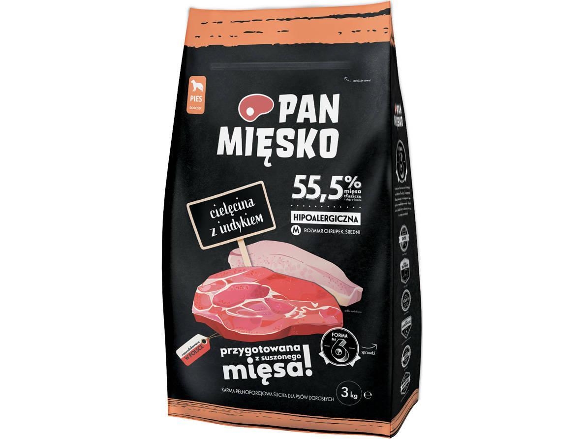 Mr. Meatballs Kalvefoder Med Kalkunchips M 3Kg