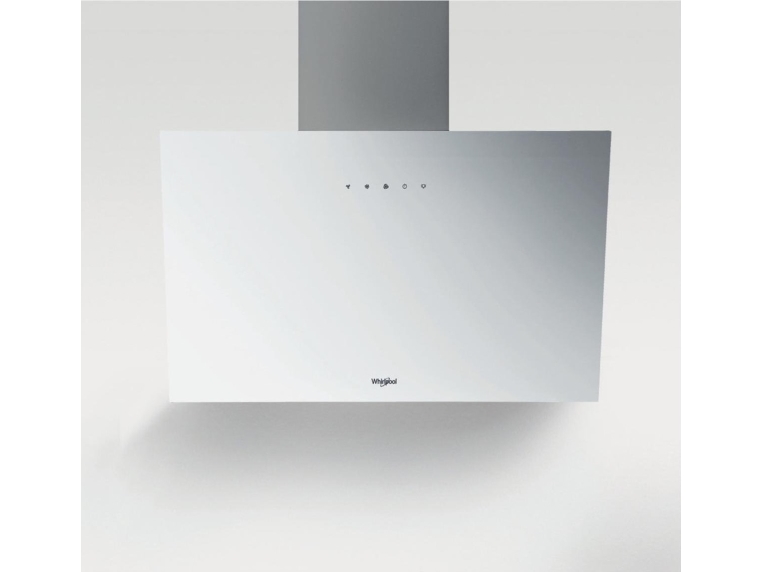 Whirlpool WHVP 62F LT W, 495 m³/h, Suutin/Uudelleenkierrättävä, A, A, D, 65 dB