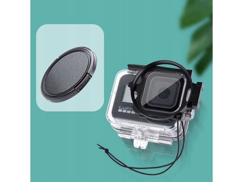 Ruigpro 58 Mm Filteradapter Til Gopro Hero 8 Sort