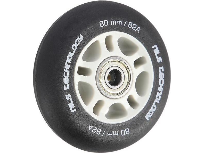 Nils Extreme Pu 80X24 82A Black Matte (4 Stk.) + Abec-9 (8 Stk.) Nils Extreme Set