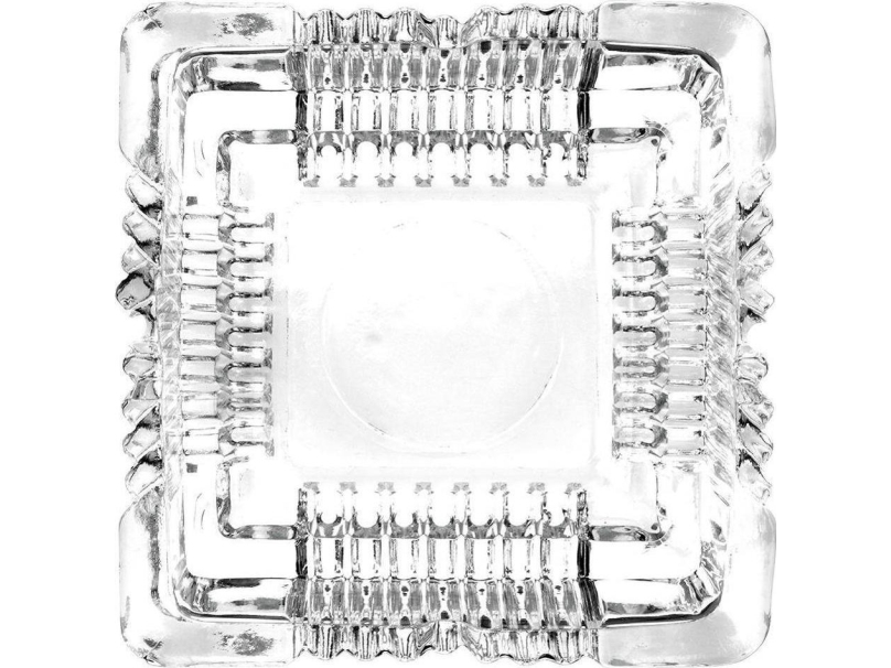 Glas askebæger kvadratisk, klar, 10,5 x 10,5 x 3,5 cm