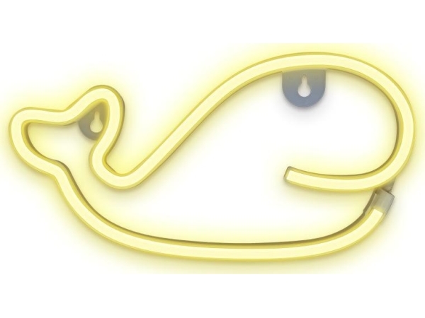 Neon Led Licht Banginis Šiltai Balta Fledermaus + Usb Flne09 Forever Light