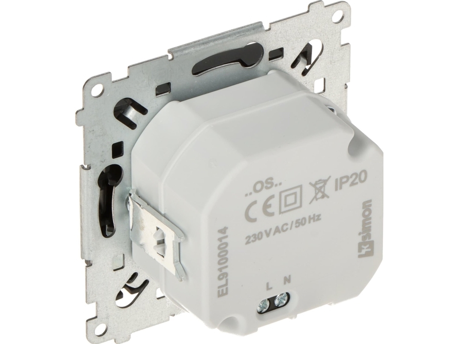 Kontakt-Simon Simon 54 LED-belysningsarmatur 230V AC 1,1 W vit neutral 4000 K svart matt DOSB.01/49 | Komponenter - Automatiseringsteknik - Fjärrunderhåll | GameStuff