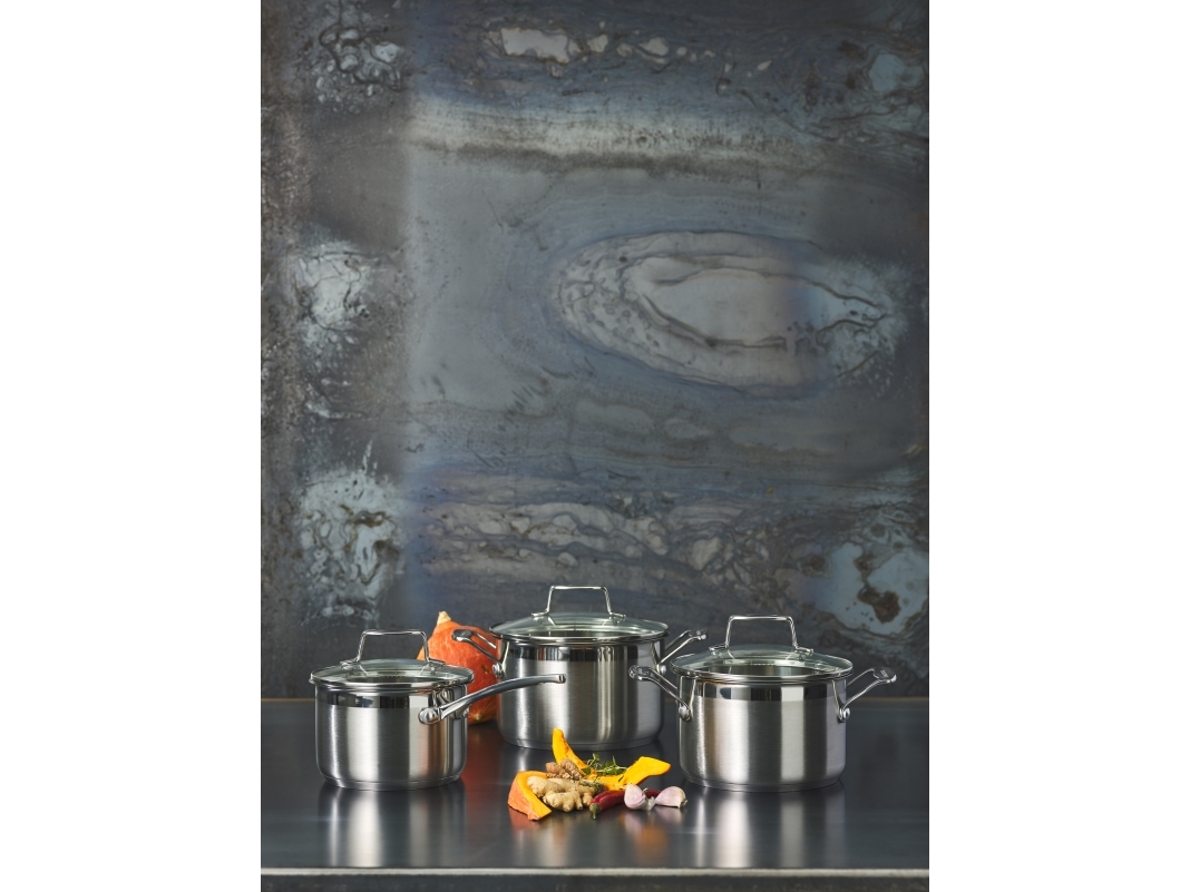 Scanpan 1,8 l - 2,5 l - 3,2 l kastrullset - Impact | Köksutrustning - Grytor & pannor - Grytset | GameStuff