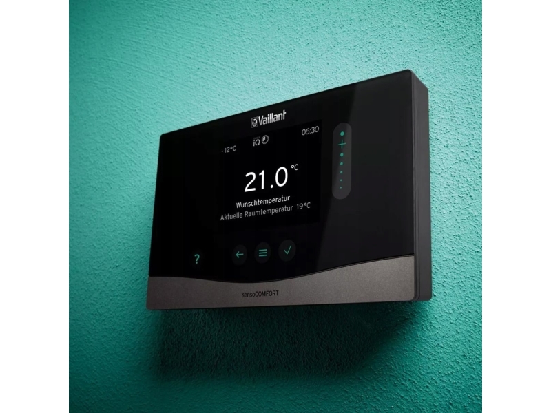 Vaillant VRC 720f - sensoCOMFORT VRC 720f trådløs vejrkompensering, (eBUS) | Ventilation & Klimat - Värmepumpar - Tillbehör till värmepumpar | GameStuff
