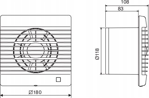 Venture Badventilator Decor 200Chz 230V,50Hz