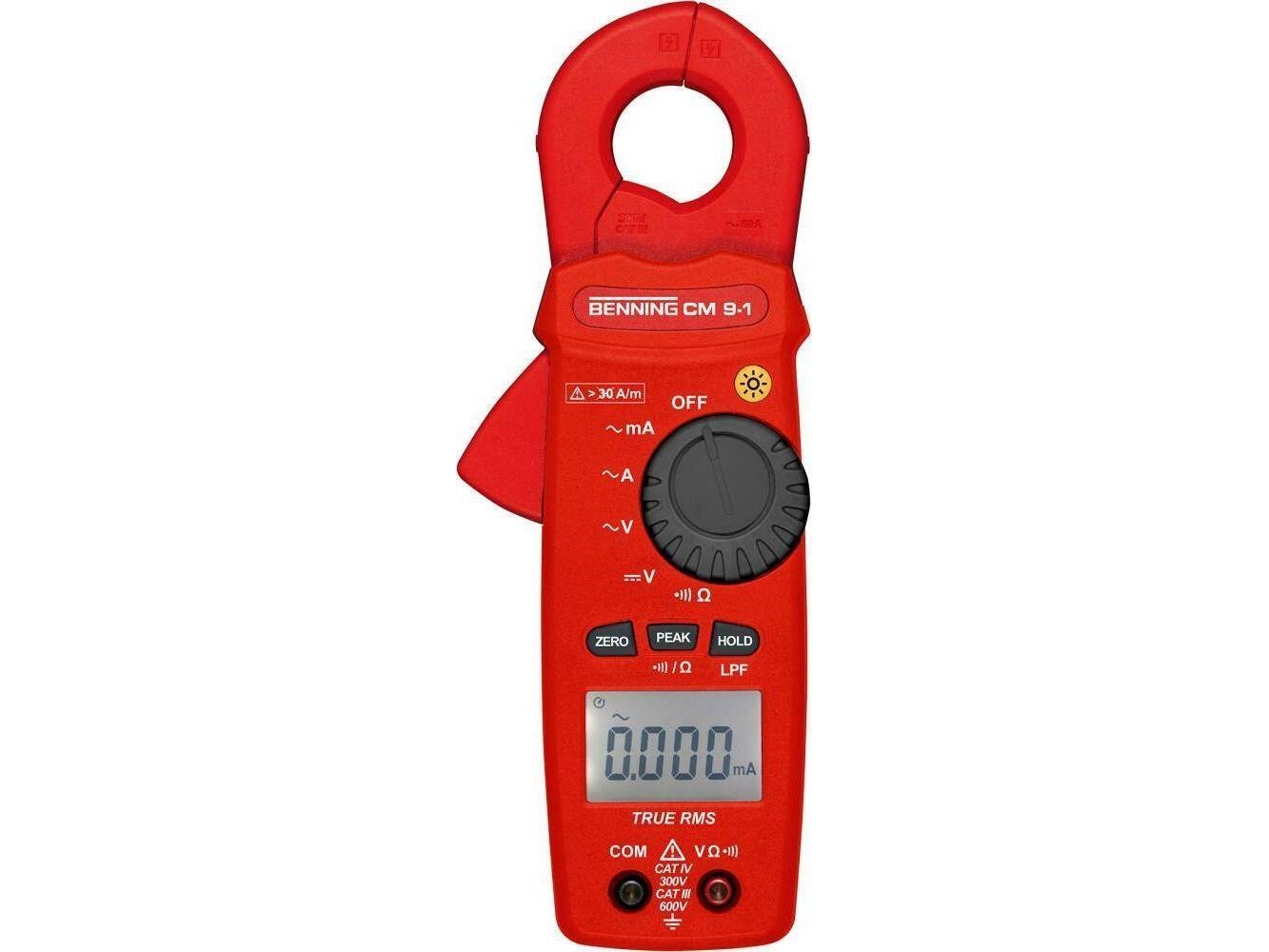 Benning 044682 Strømtang Digital Cat Iv 300 V Visning (Counts): 6000