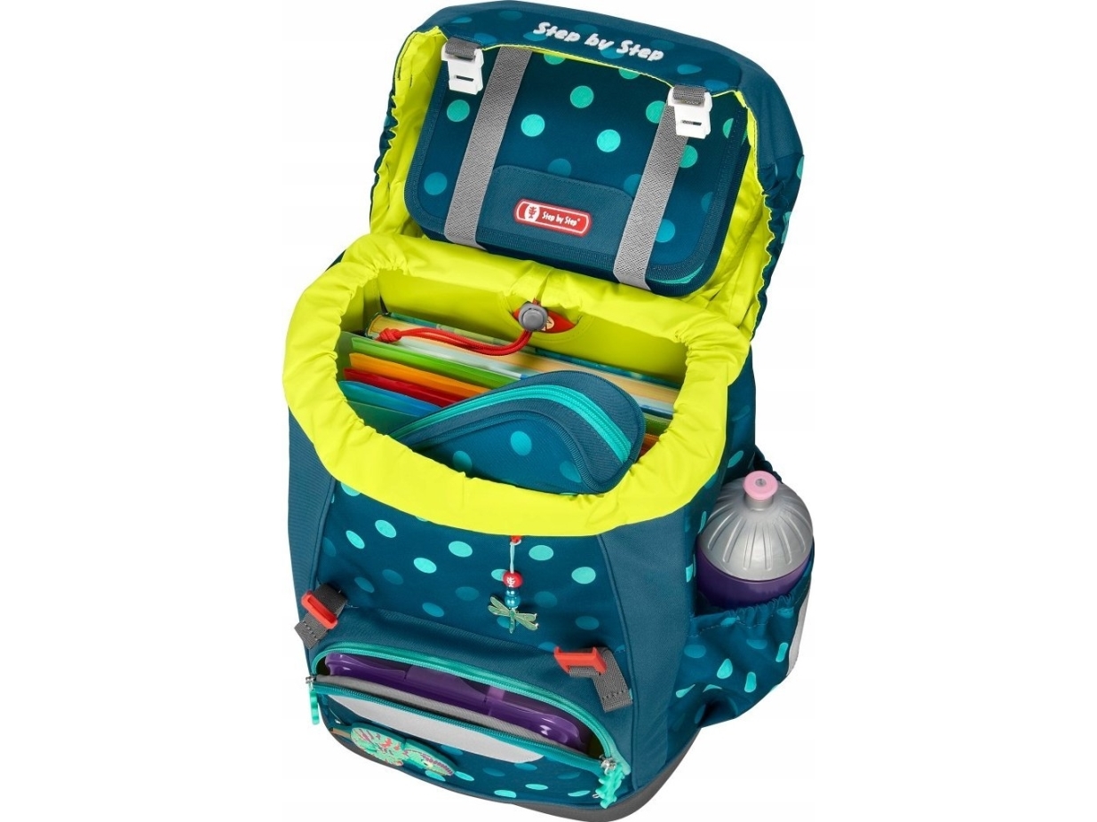 Step by Step grade set skoleplecak 5 dele Tropical Chameleon