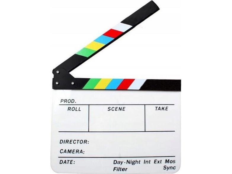 Massa filmklapp Jak w Hollywood - vit / gadget | Foto och video - Foto- & videotillbehör - Övriga | GameStuff