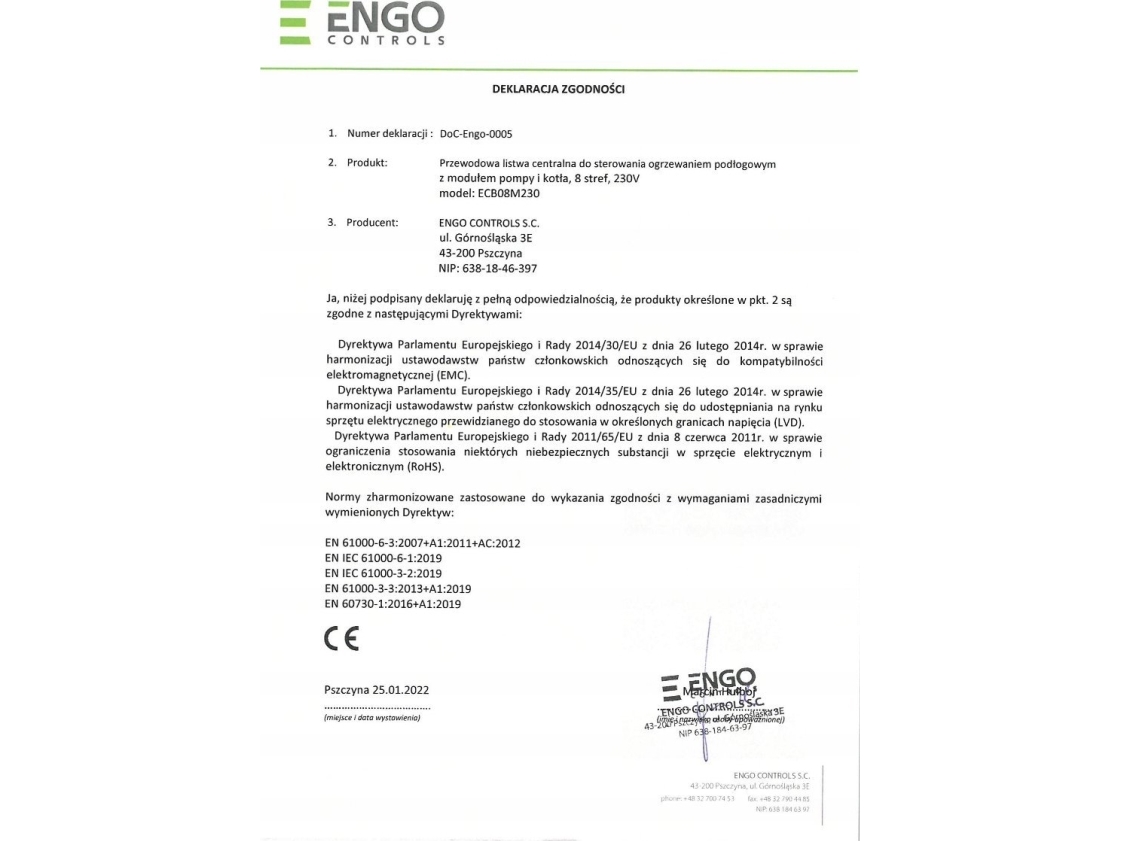 Engo centrallist för styrning av golvvärme | Lauritz Knudsen - LK FUGA - Övriga FUGA | GameStuff