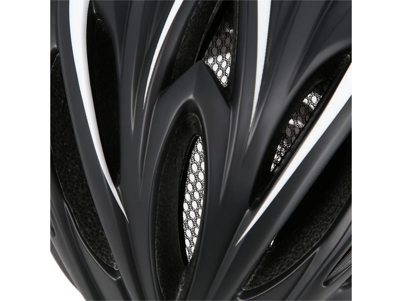 NILS Extreme MTW202 BLACK-WHITE STØRrelse M (53-58CM) NILS EXTREME HJELMET