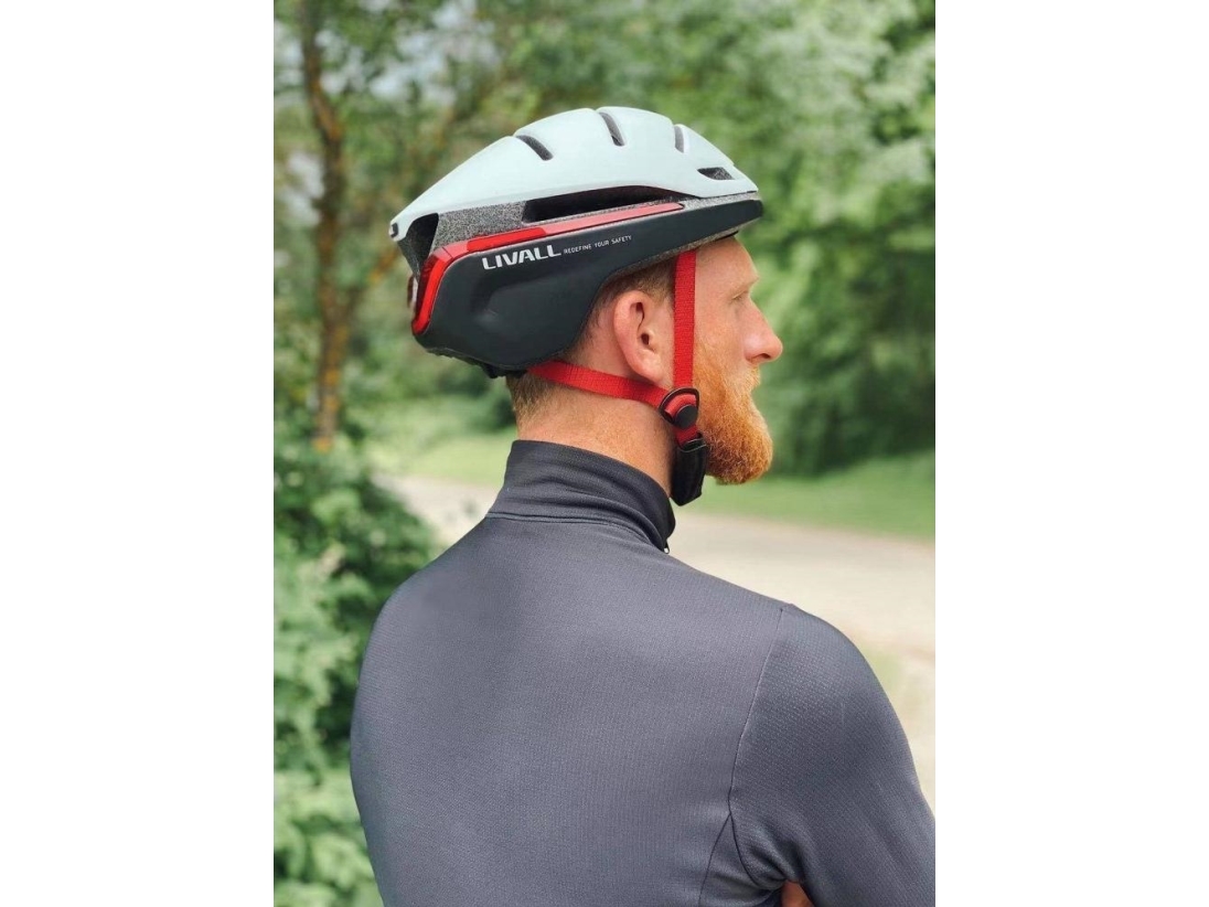 Livall cykelhj&auml;lm LED/SOS EVO21 stl. 58-62 cm EVO21-L-MNT