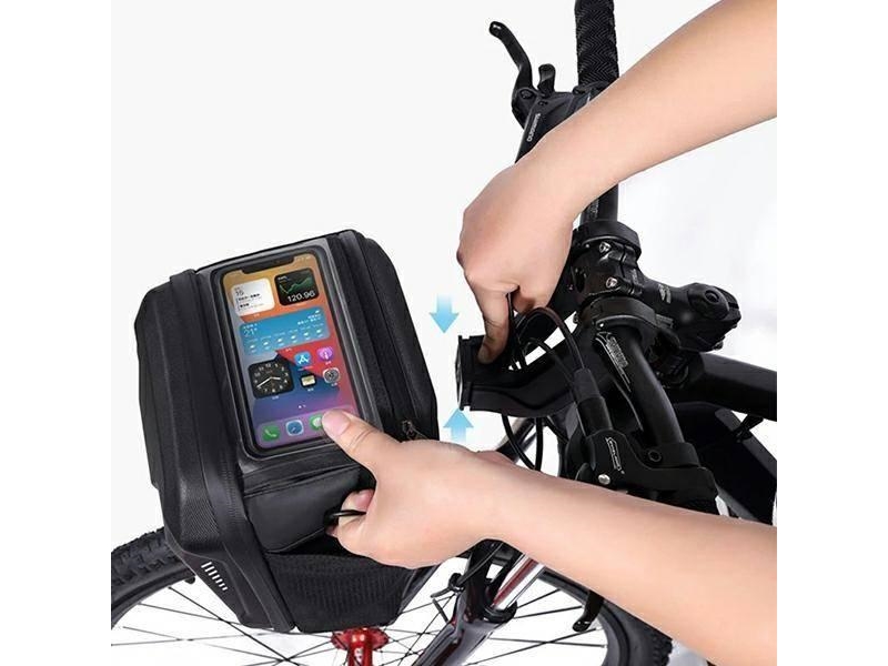 WILDMAN Krepšys ant vairo GS9 juodos spalvos