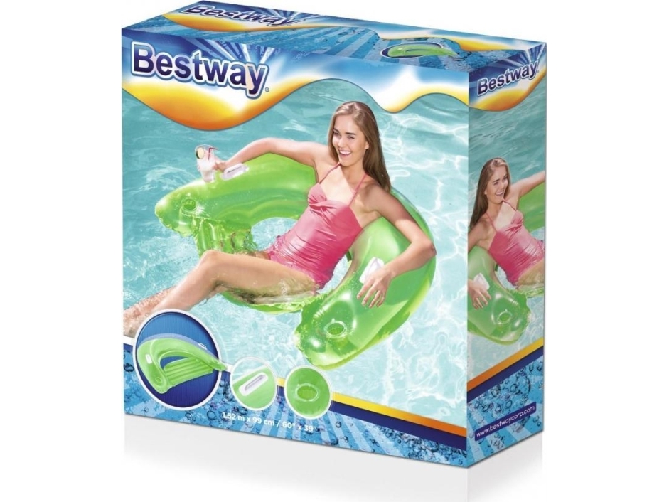 Bestway Bestway Lazy Lounge Chair med ryglæn Grøn BESTWAY