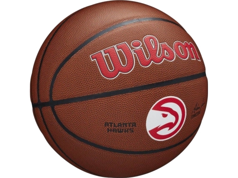 Wilson Wilson Team Alliance Atlanta Hawks Ball WTB3100XBATL Brązowe 7 | Sport & Träning - Sportutrustning - Basket | GameStuff
