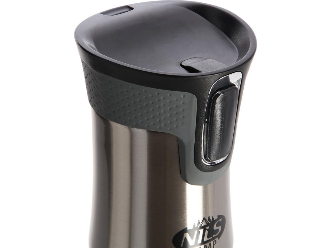 NILS CAMP NCC06 Silver Termisk mugg | Utomhus - Outdoor utrustning - Thermo & Kopp | GameStuff