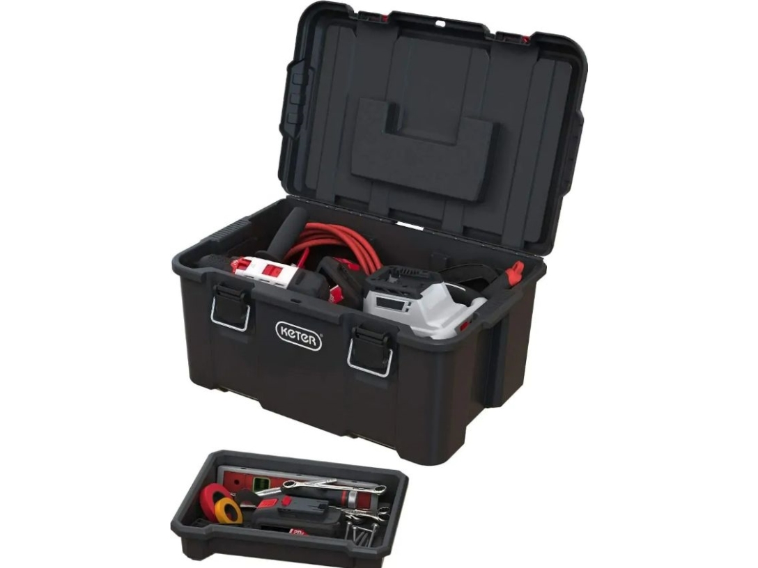 Sæt med 3 stak N roll kasser KETER