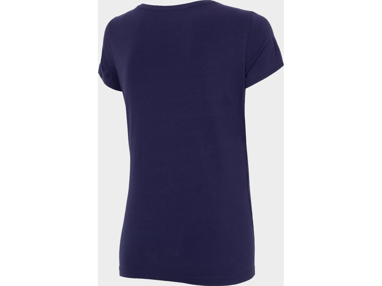 4F T-Shirt Til Kvinder H4z22-Tsd350 Mørkeblå Rm