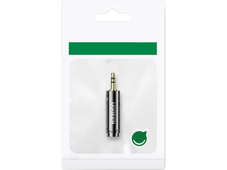 Adapter / UGREEN adapter från 3,5 mm jack till 6,5 / 6,35 mm mini jack (grå) | Datortillbehör - Kablar & adaptrar - Bildkablar | GameStuff