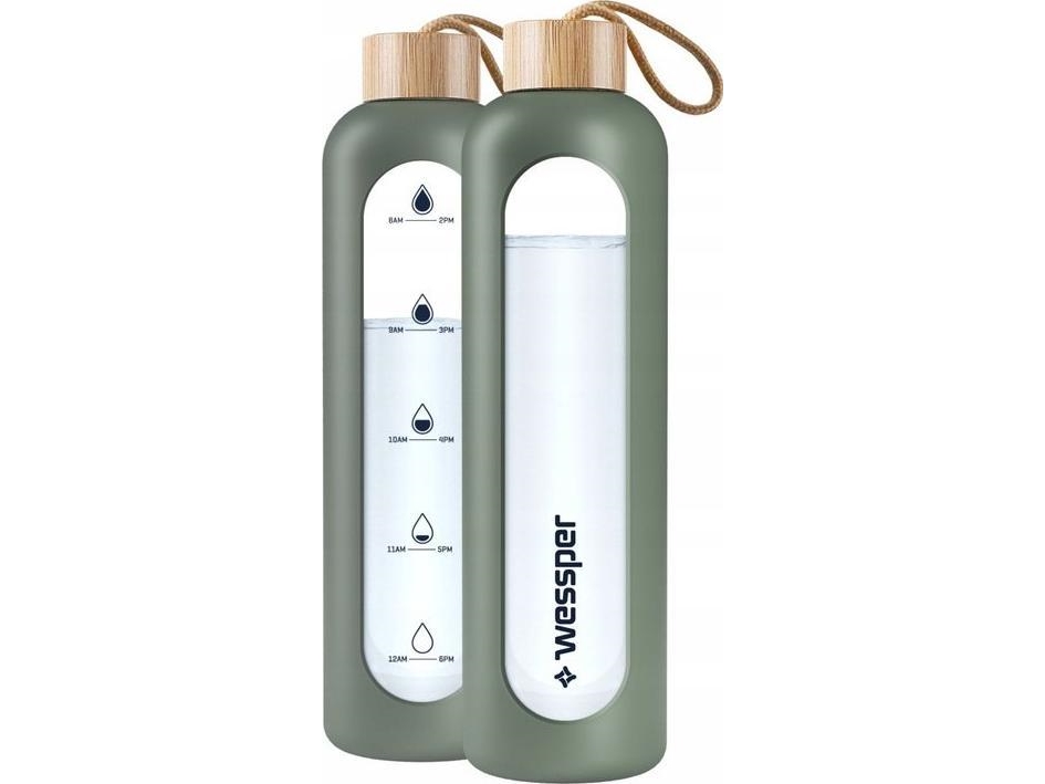 Wessper Wessper motivationsflaska 1 liter - olivgrön | Elverktyg - DIY - Akku Verktyg - Multiverktyg | GameStuff