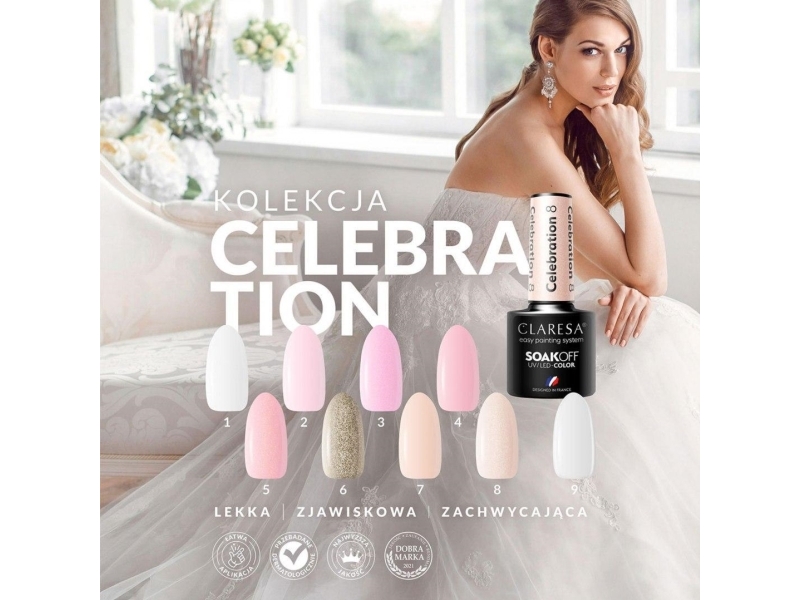 Claresa Soak Off Uv/Led Celebration Hybrid Nail Polish 03 - 5g