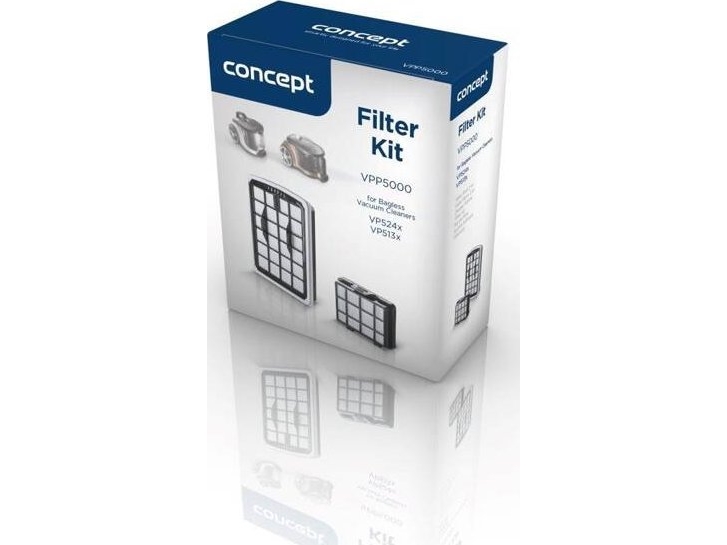 Concept Vpp5000 Filtre 2 Stk. Ind- Og Udløb Hepa13 Vp524x Vp513x