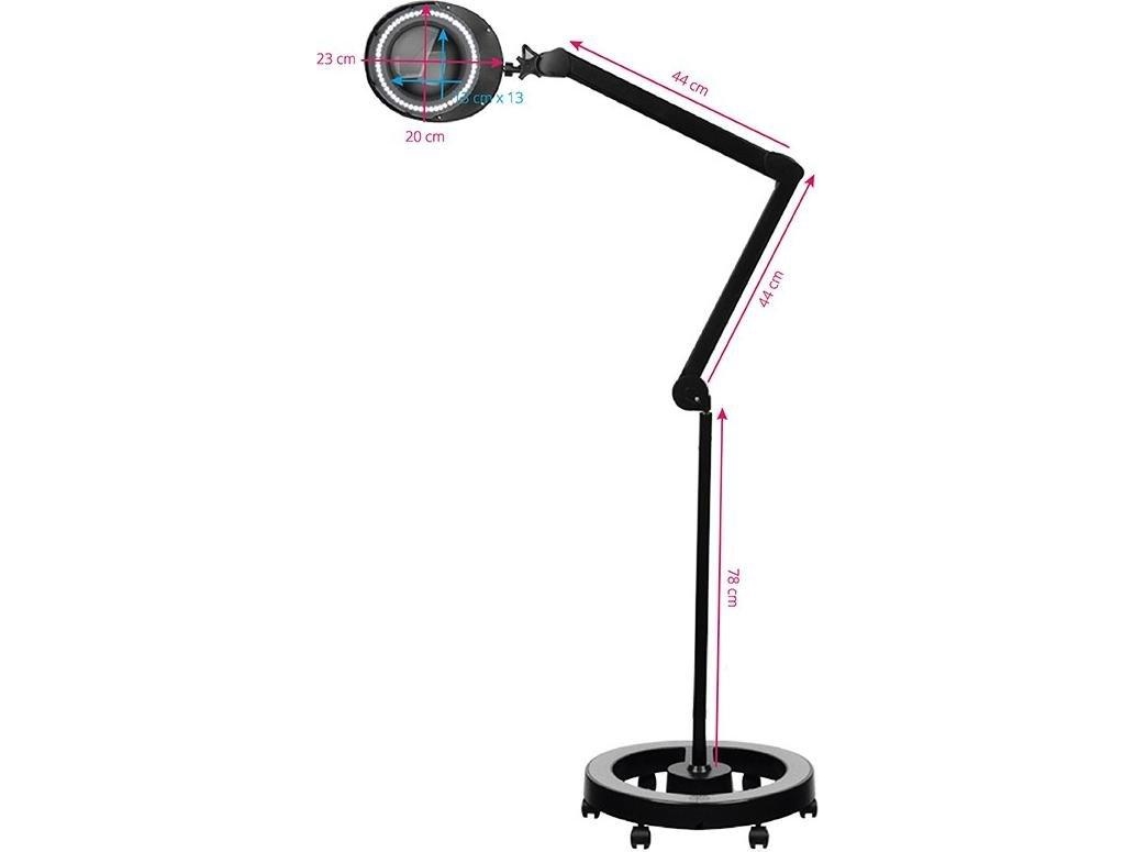 Activeshop LAMPA LUPA ELEGANTE 6025 60 LED SMD 5D BLACK ZE STATYWEM | Ladyshaver | GameStuff