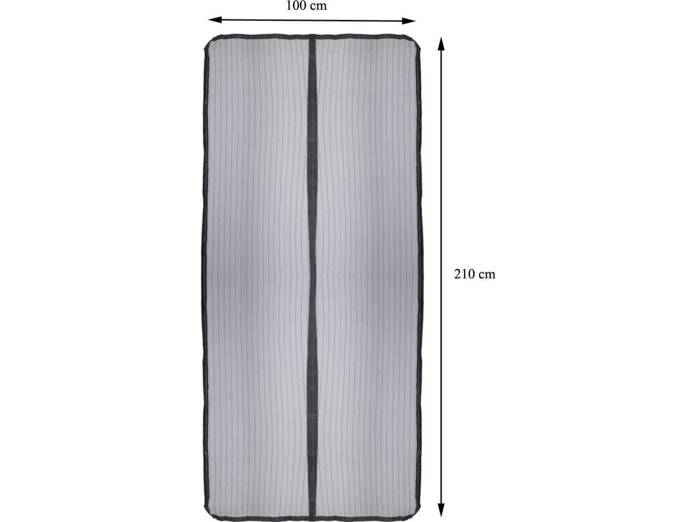 Progarden Magnetisk Myggenet Med Magnet Til Dørinsekter Myg Sort 220X100 Cm
