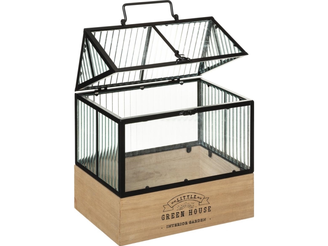Atmosphera Mini Greenhouse Glasväxthus för trädgården glas | Trädgården - Bevattning av trädgårdar - Krankopplingar & Slangkopplingar | GameStuff