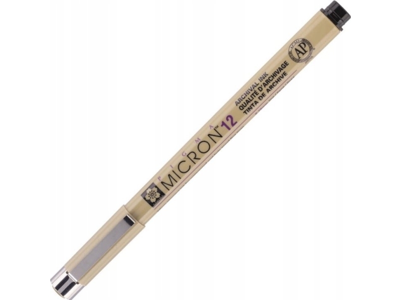 BRUYNZEEL SAKURA Sakura Pigma Micron Thinner Pen 12 Svart 0,7mm | Smink - Ansikte | GameStuff